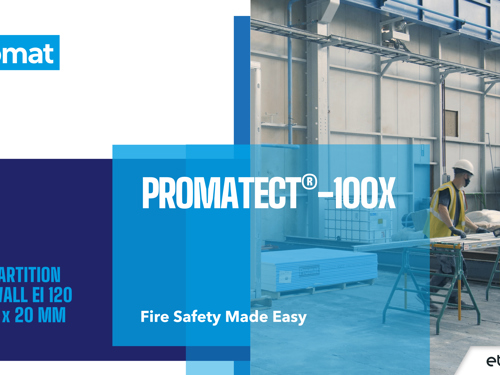 Install a partition wall with PROMATECT®-100X$