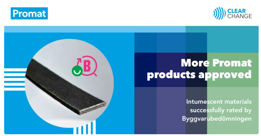 PROMASEAL® levererar certifierat brandskydd med ett engagemang för hållbarhet