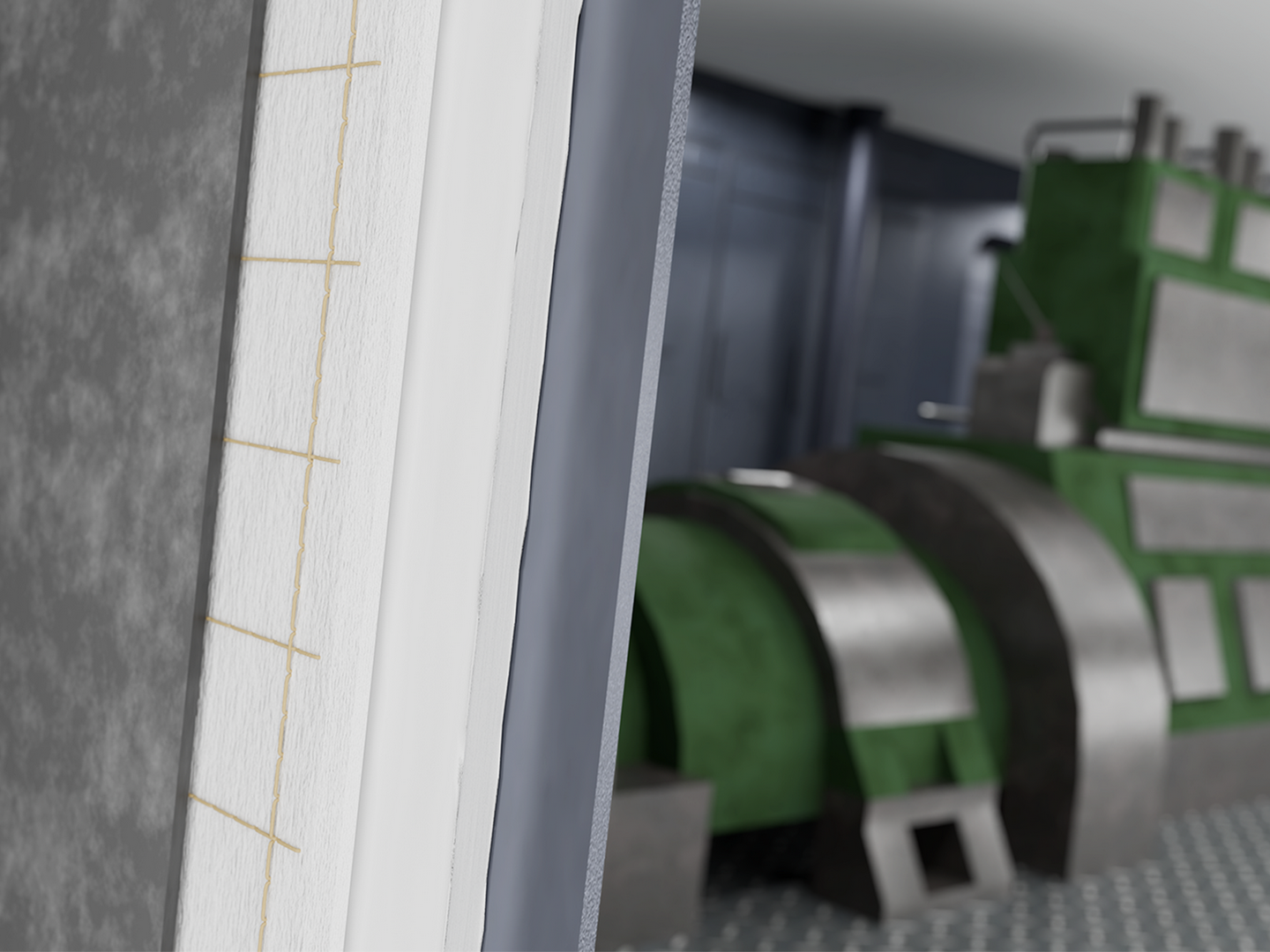 Engine room insulation solutions for submarines