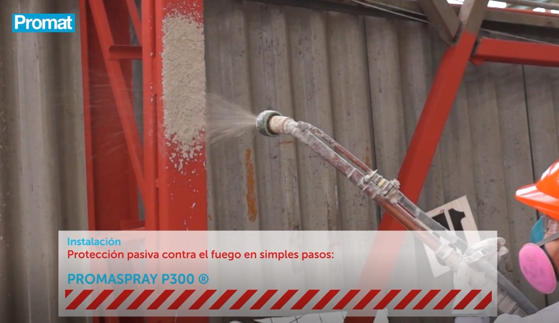 Aplicación del mortero PROMASPRAY-P300
