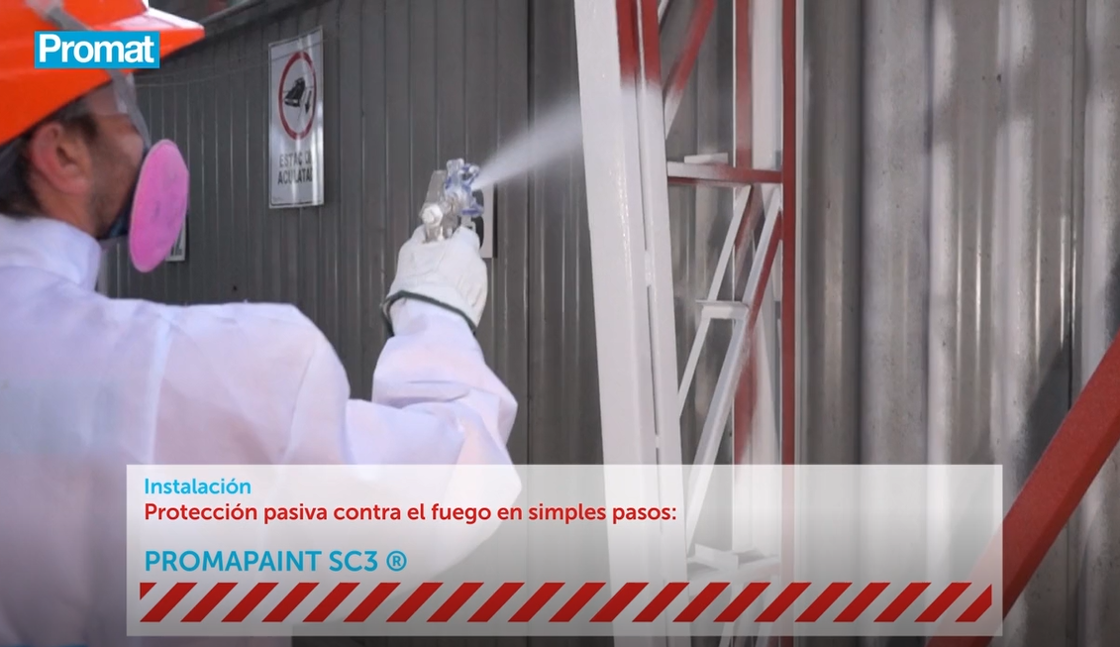 Aplicación de la pintura PROMAPAINT-SC3