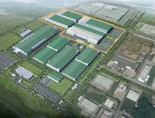 Budynek fabryki LG Chem w Kobierzycach