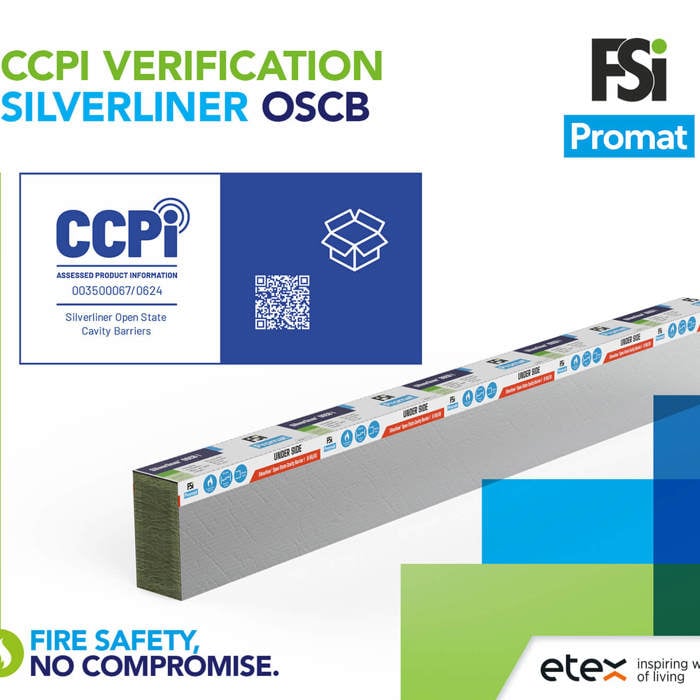 FSi Promat open state cavity barriers verified by CCPI