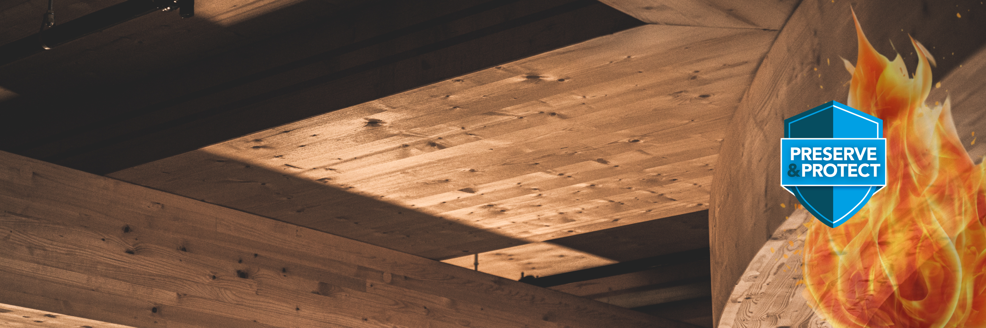 Bescherm de houten constructie van je gebouw tegen brand