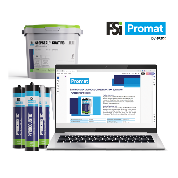 FSi Promat has published new Environmental Product Declarations (EPDs)