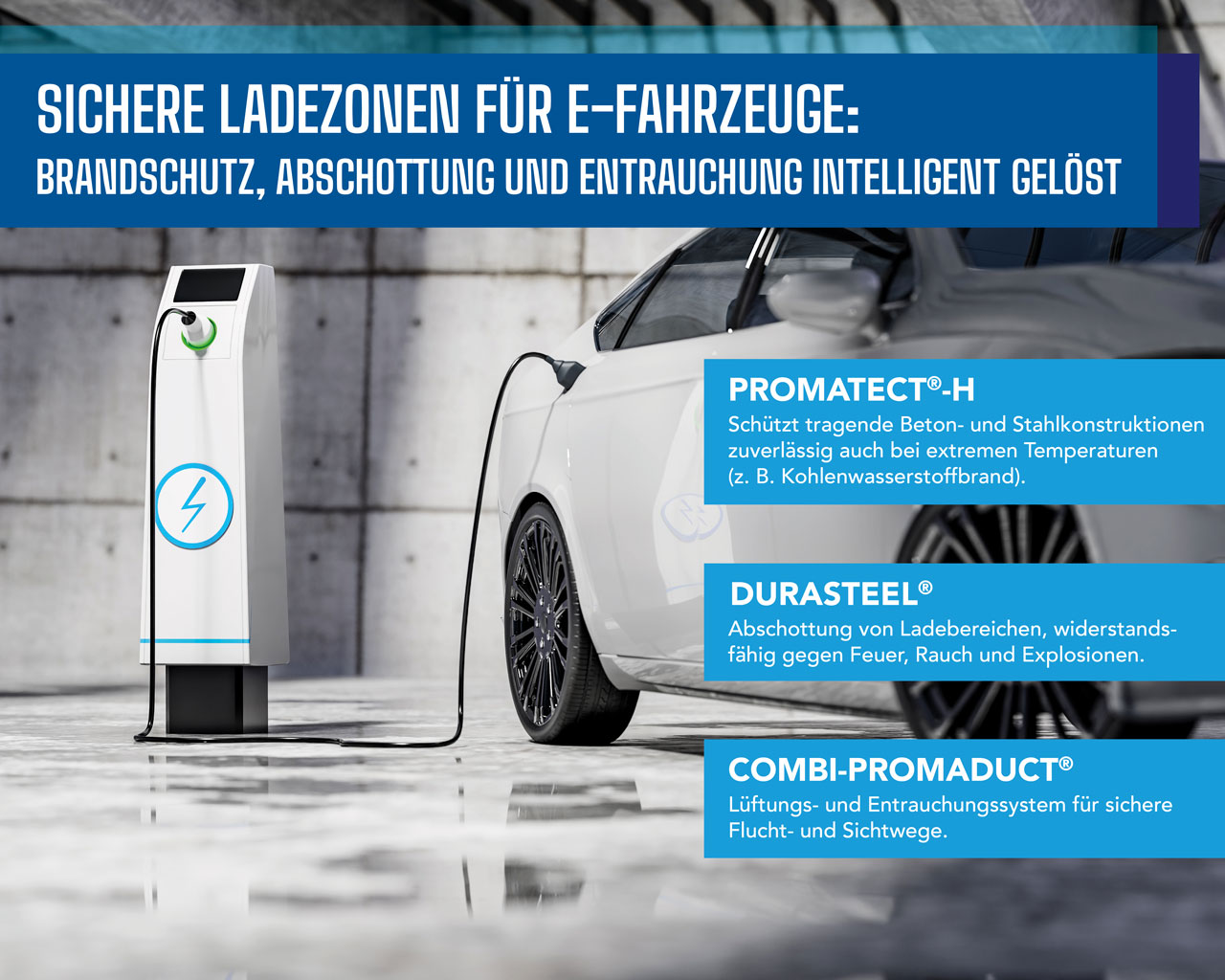 Promat Brandschutzlösung Parkhäuser und Tiefgaragen