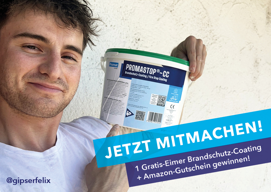 Promastop CC Aktion mit Gipser Felix