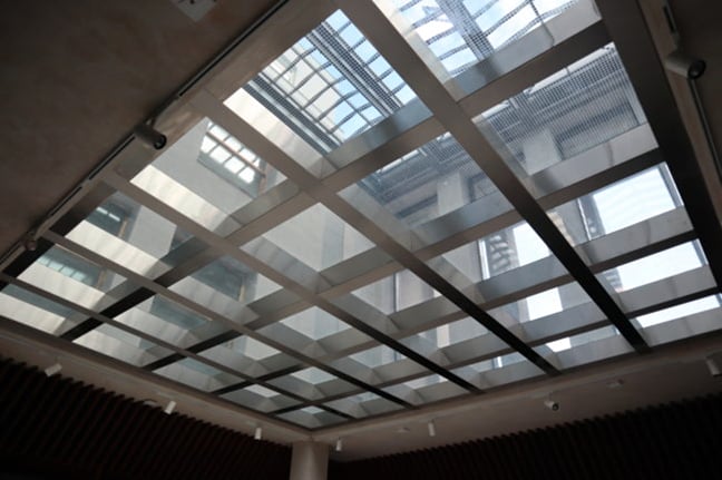 Fire resistant glazing for museums