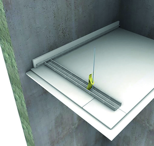 An example of an independent ceiling (ceiling membrane)