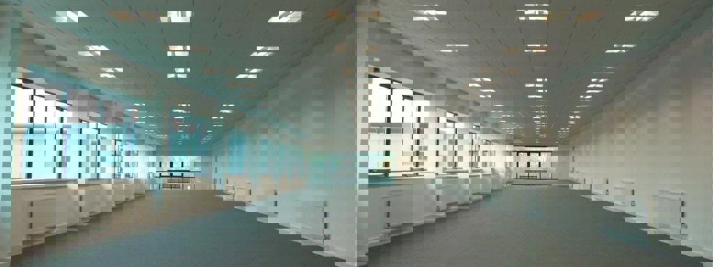 A view over a spacious room protected by Promat’s fire protective boards