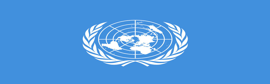 Zastava Združenih narodov.