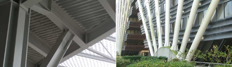 Două exemple de structuri metalice protejate cu acoperire intumescentă Promapaint