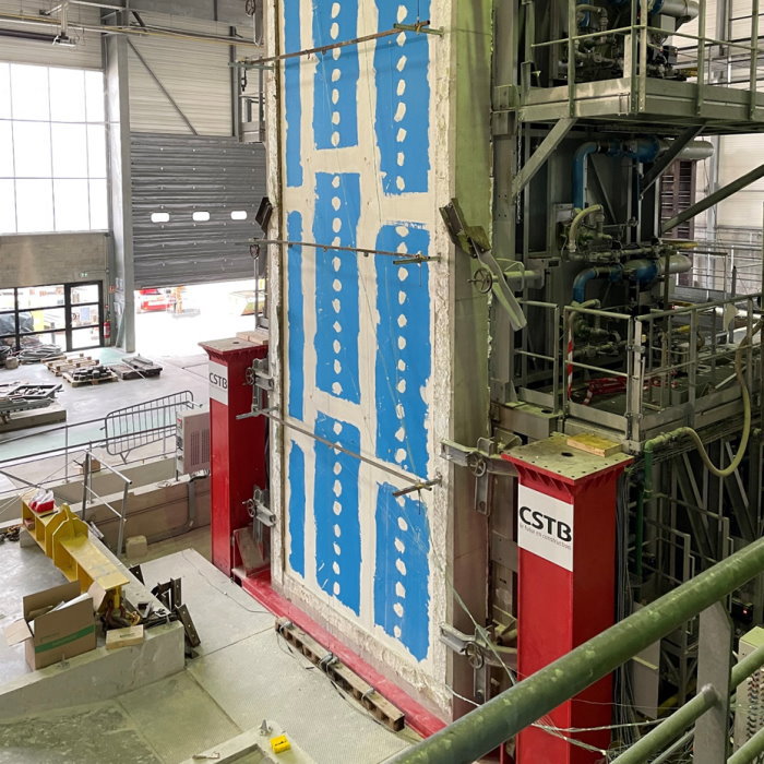 Promat successfully tests a giant wall of PROMATECT®-100X