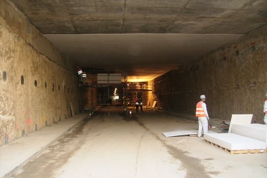 Airport Tunnel, Malaga, Spain