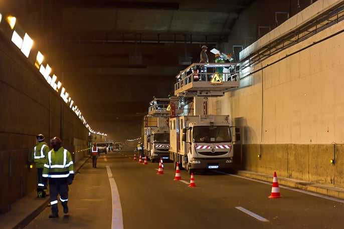 Tunnel du Puymorens, France 