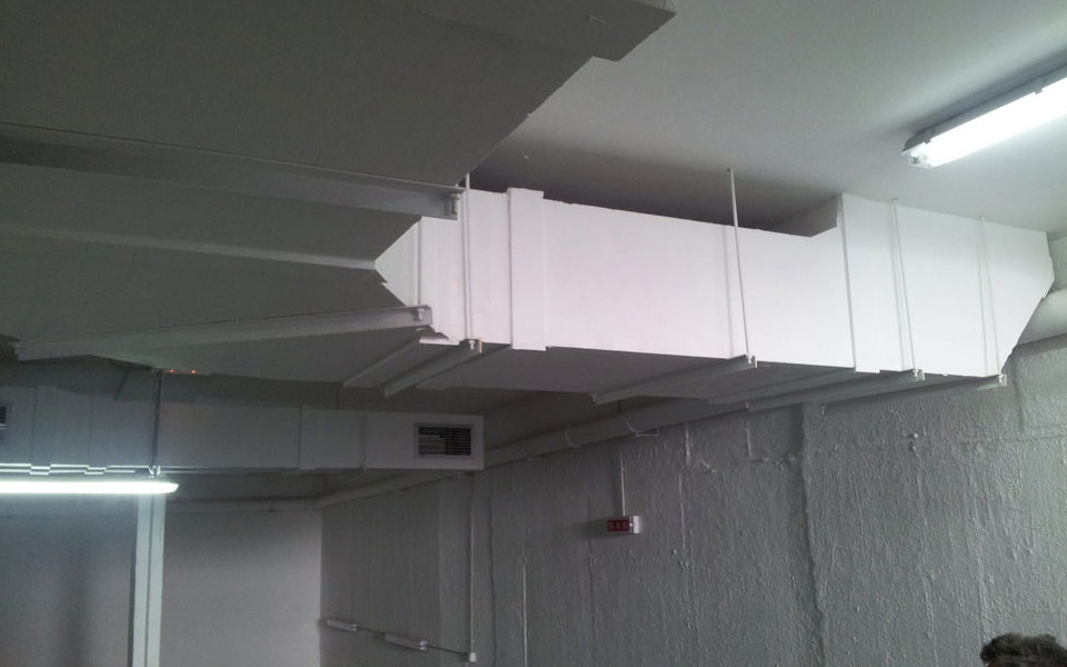 Crowne Plaza Beograd hotel kanal za ventilaciju i odvođenje dima sa PROMATECT®-200 silikatnima protivpožarnima pločama