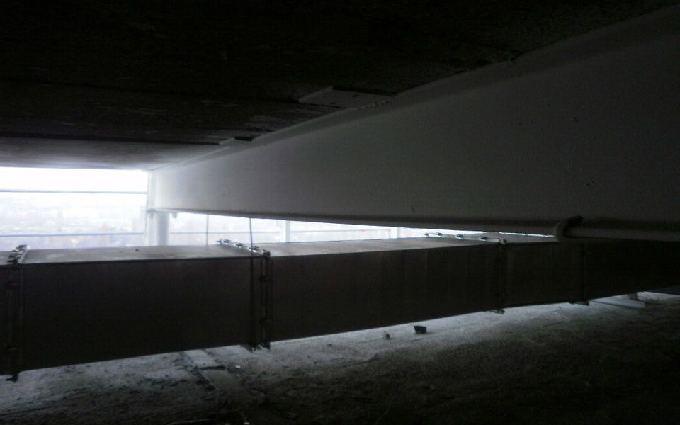 Crowne Plaza Beograd hotel kanal za ventilaciju i odvođenje dima sa PROMATECT®-200 silikatnima protivpožarnima pločama