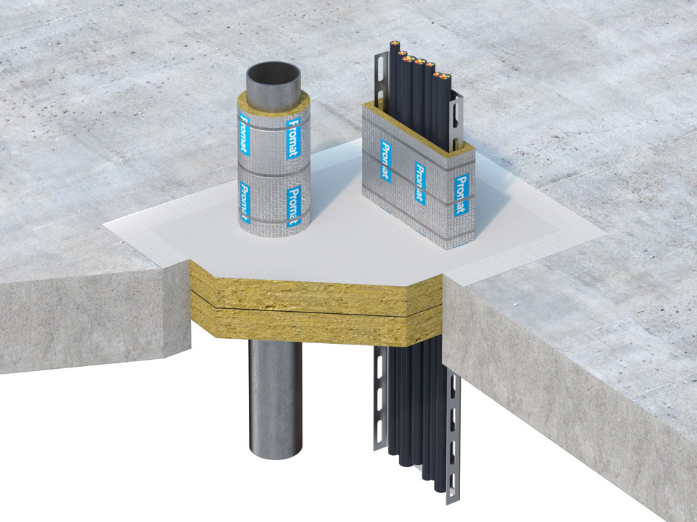Top Side Only PROMASEAL SupaWrap for Cable Trays