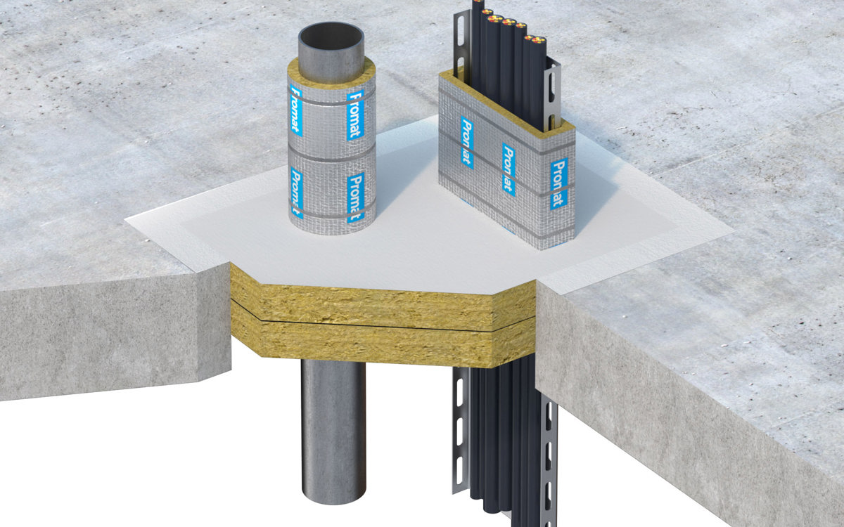 Top Side Only PROMASEAL SupaWrap for Cable Trays