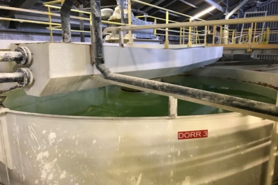Recupereren van water uit de productie door 4 dorr’s