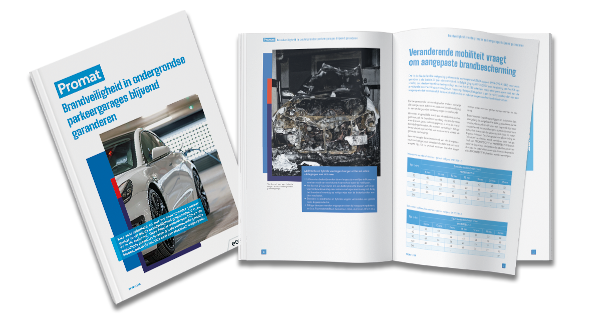 Ontvang de brochure over het brandwerend ontwerpen van parkeergarages