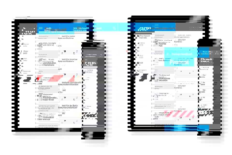 Ihr Promat-Handbuch – Informationen, Projekte und Adressen griffbereit auf Smartphone und Tablet