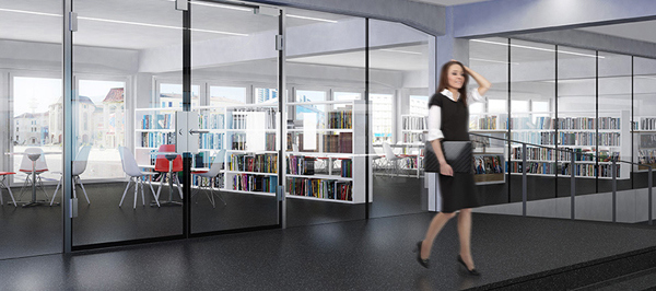 Verglasungssysteme mit Promat®-SYSTEMGLAS F1-30