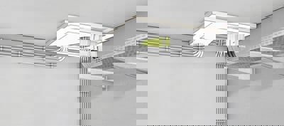 Abschottung für Kabel, S 90 in vorgesetzer Montage