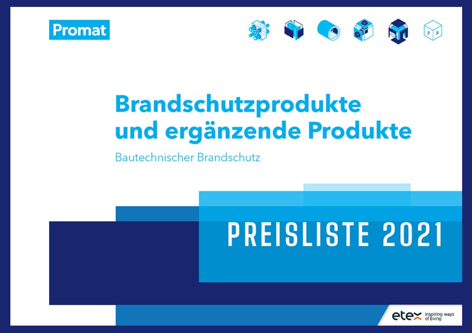 Einfach downloaden! Promat-Preisliste 2021