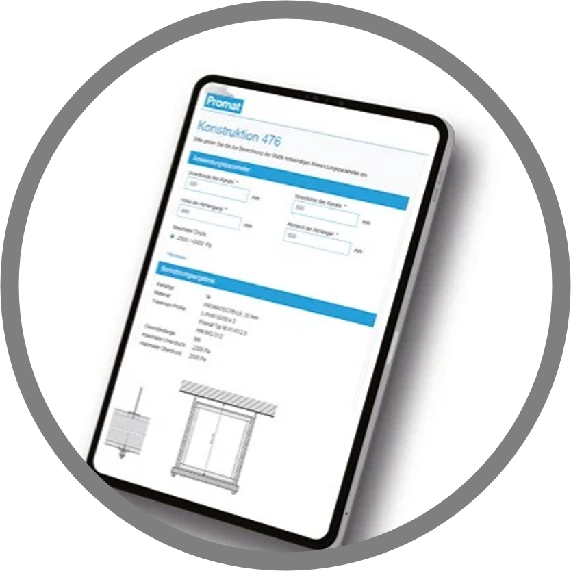 Icon Tragschinenkonfigurator-App