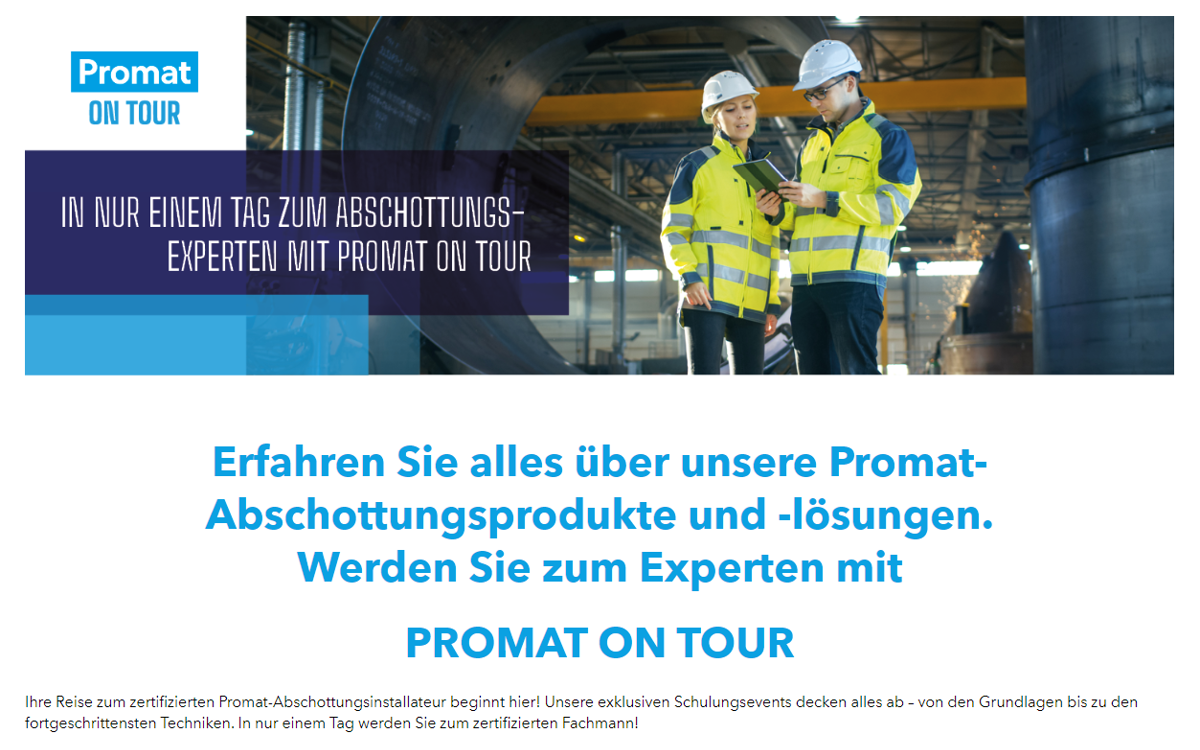 Erster Stopp in Ellwangen: PROMAT ON TOUR 2025