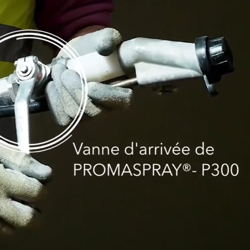 Découvrez notre vidéo de mise en œuvre du PROMASPRAY®-P300