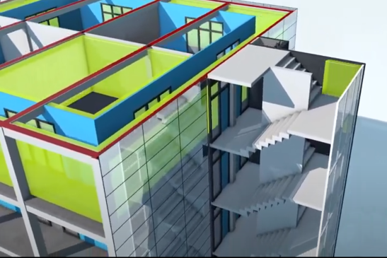 Brandveilige details zichtbaar in motion graphic