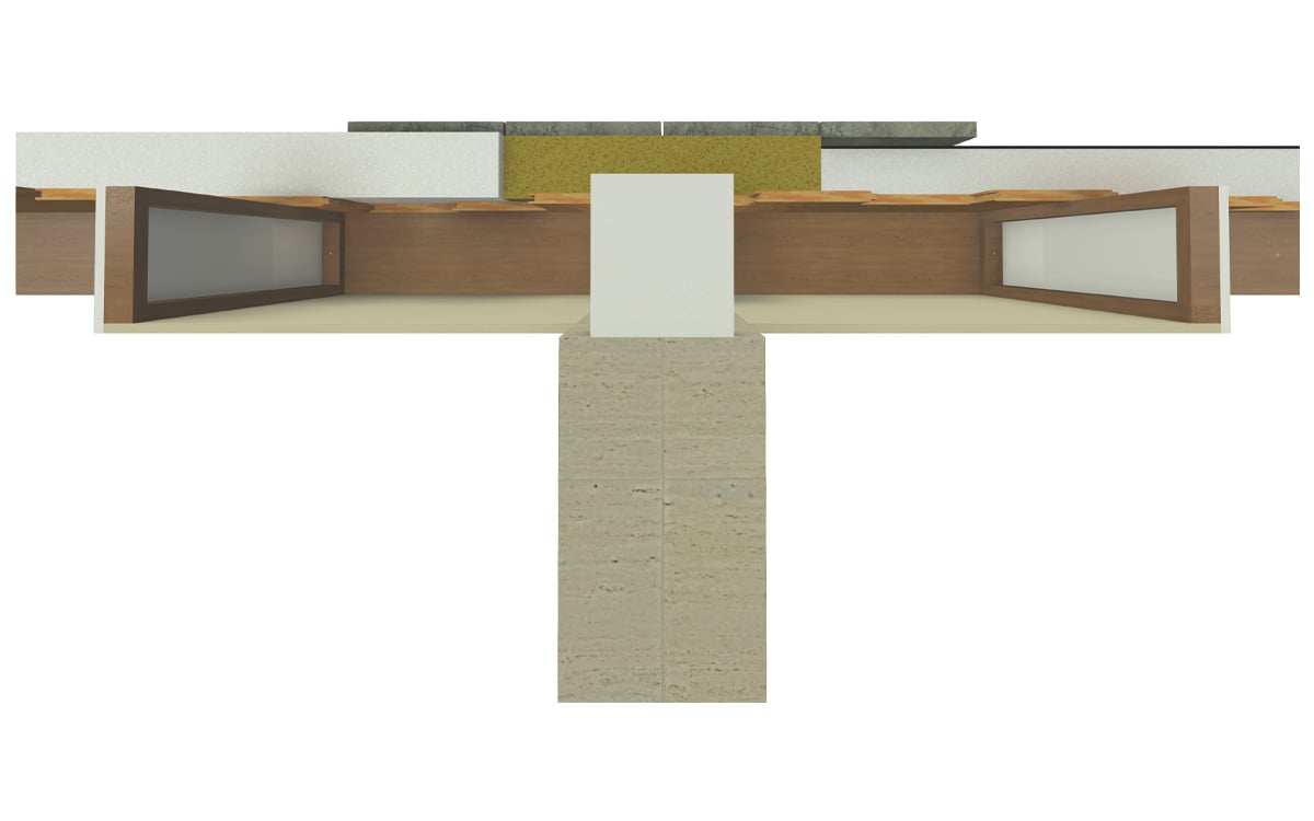 Dak-wandaansluitingen met PROMATECT®-100