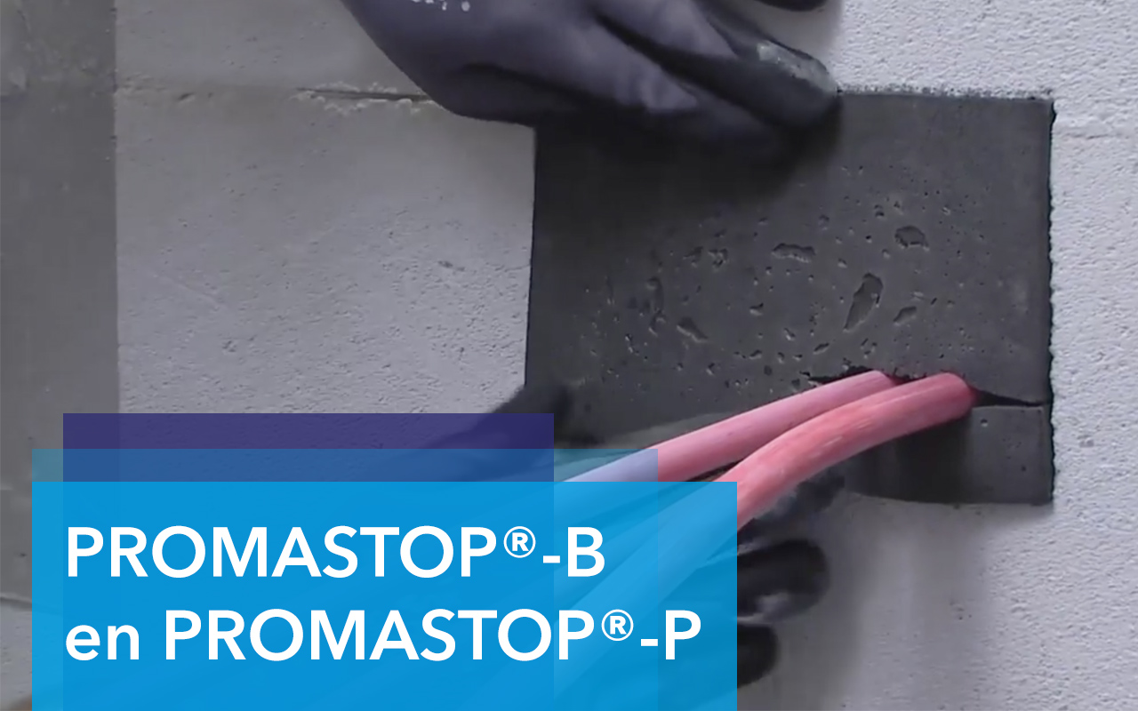 Opschuimende stenen en pluggen met PROMASTOP®-B en PROMASTOP®-P