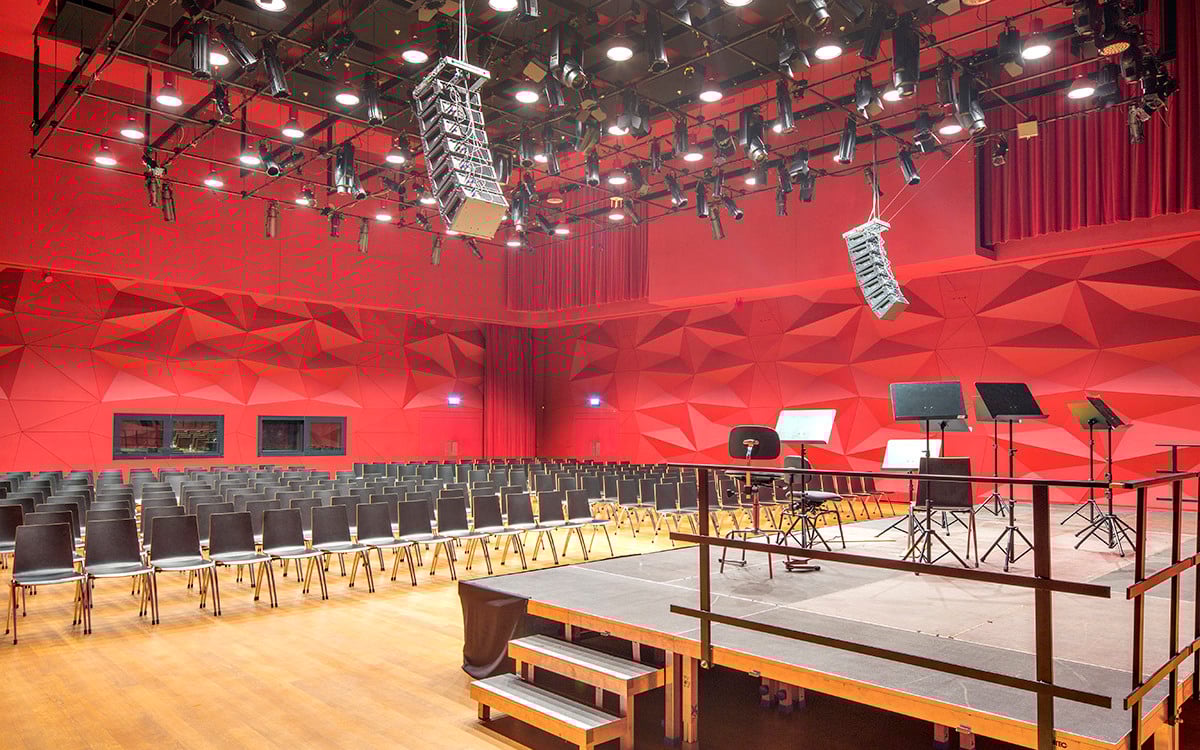 Sala koncertowa w Narodowym Forum Muzyki we Wrocławiu.