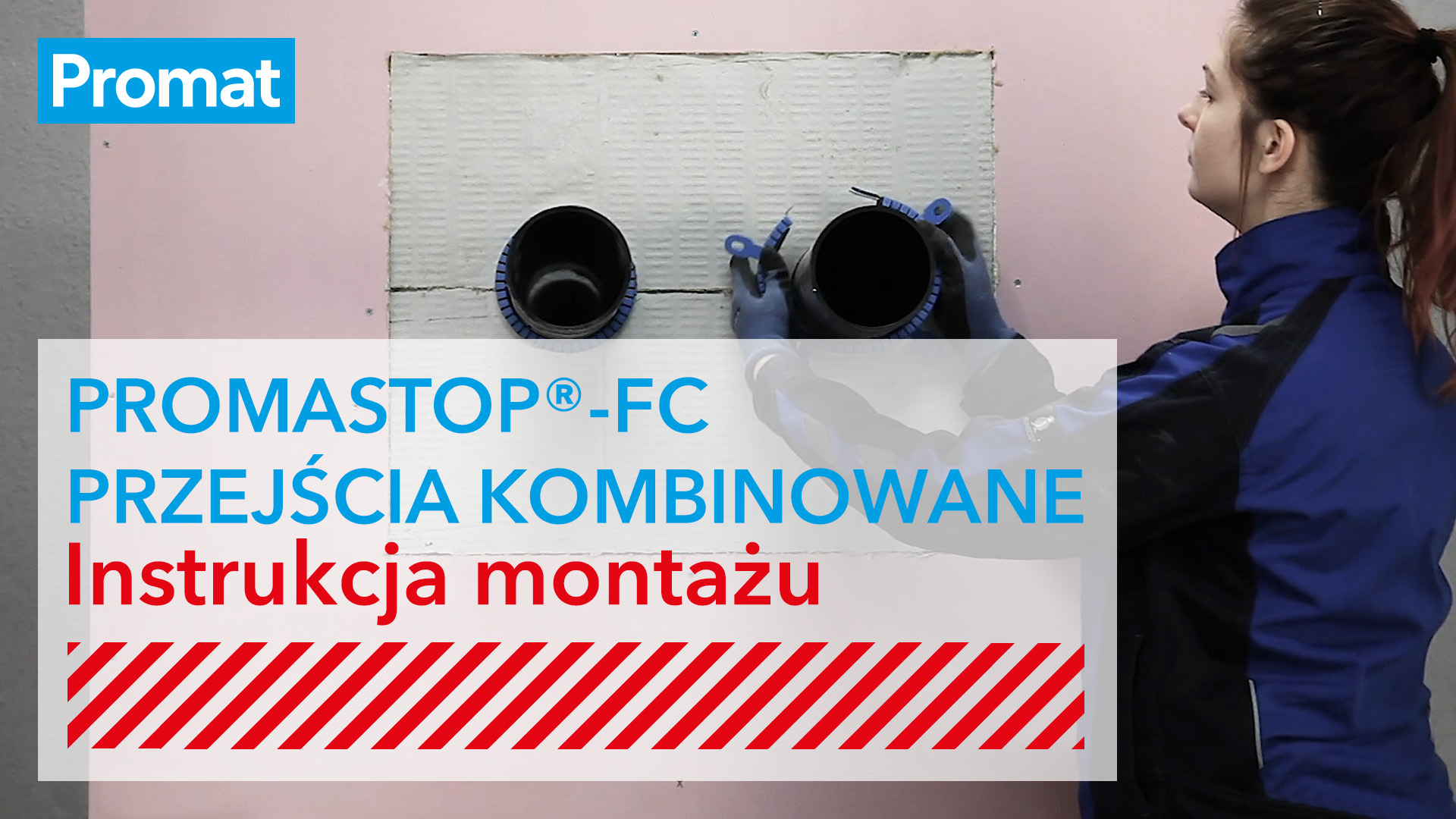Kołnierz ogniochronny PROMASTOP®-FC I Instrukcja montażu