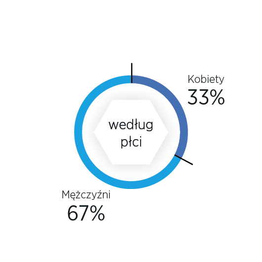 Członkowie zarządu według płci infografika