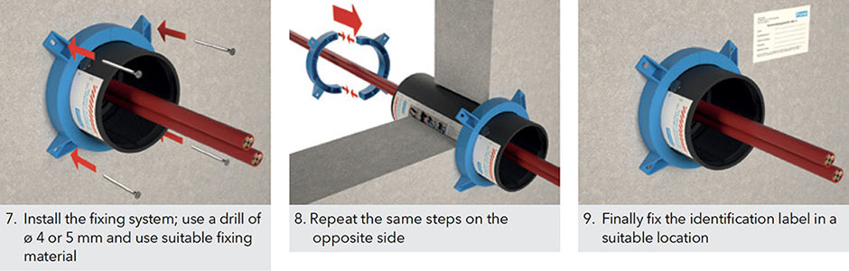 PROMASTOP®-IM Cbox 125 Fire stopping circular box - Product handling guideline