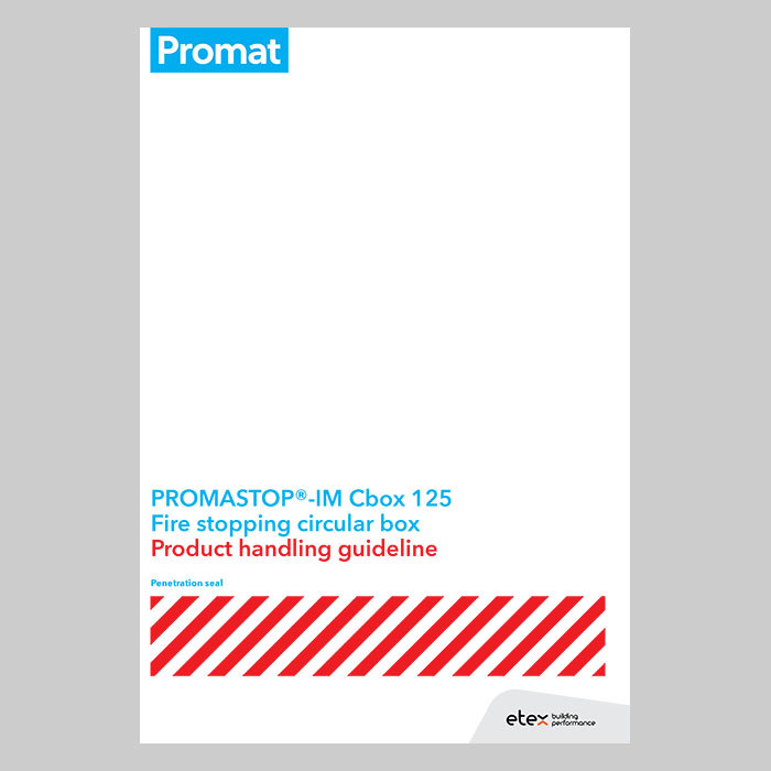 PROMASTOP®-IM Cbox 125 Fire stopping circular box