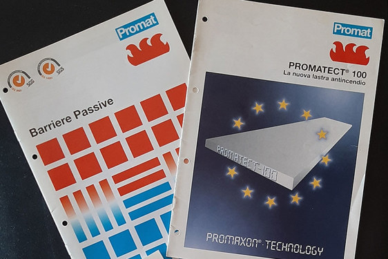 Brožúry o technológiách Promat v taliančine