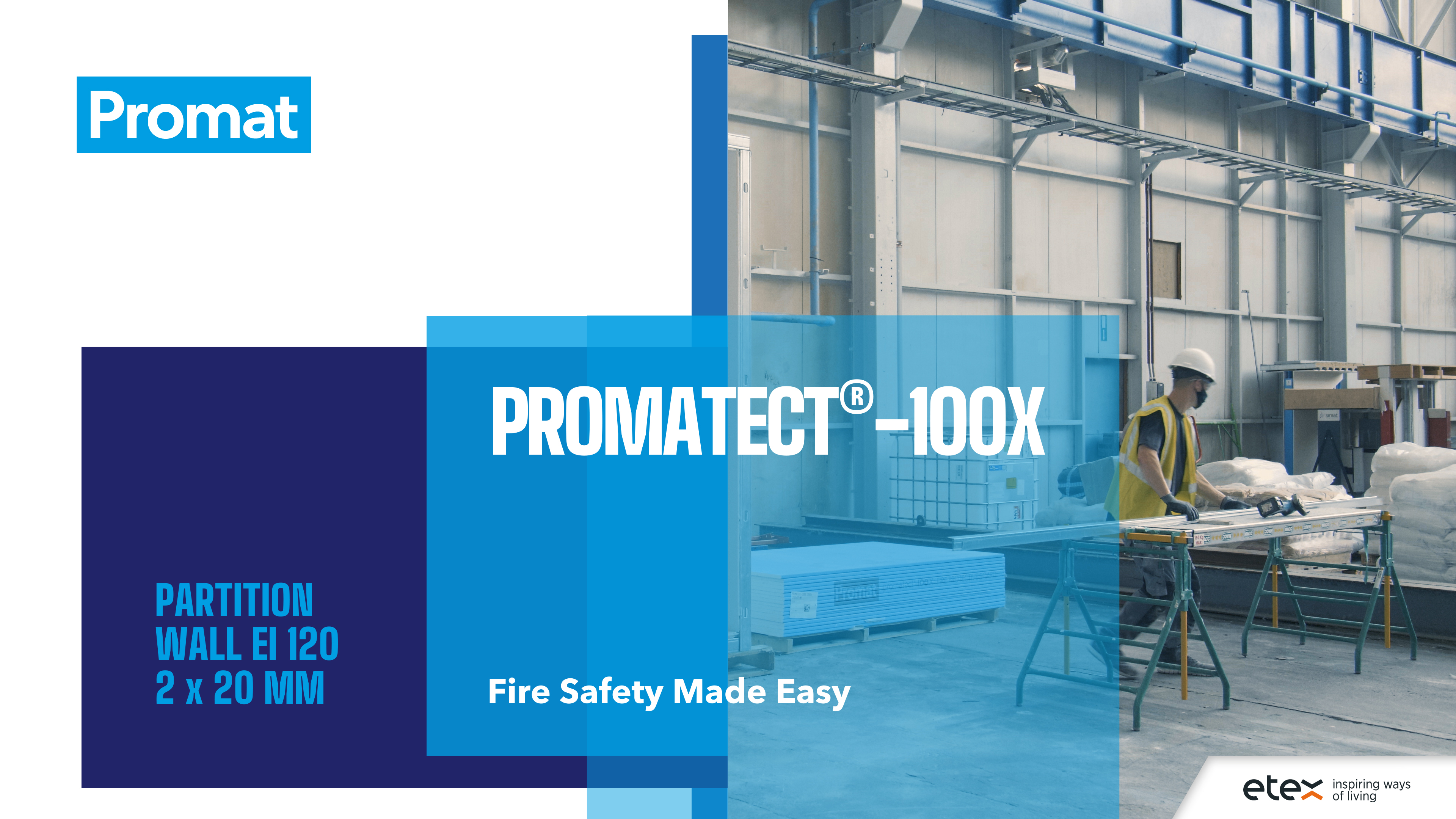 Install a partition wall with PROMATECT-100X