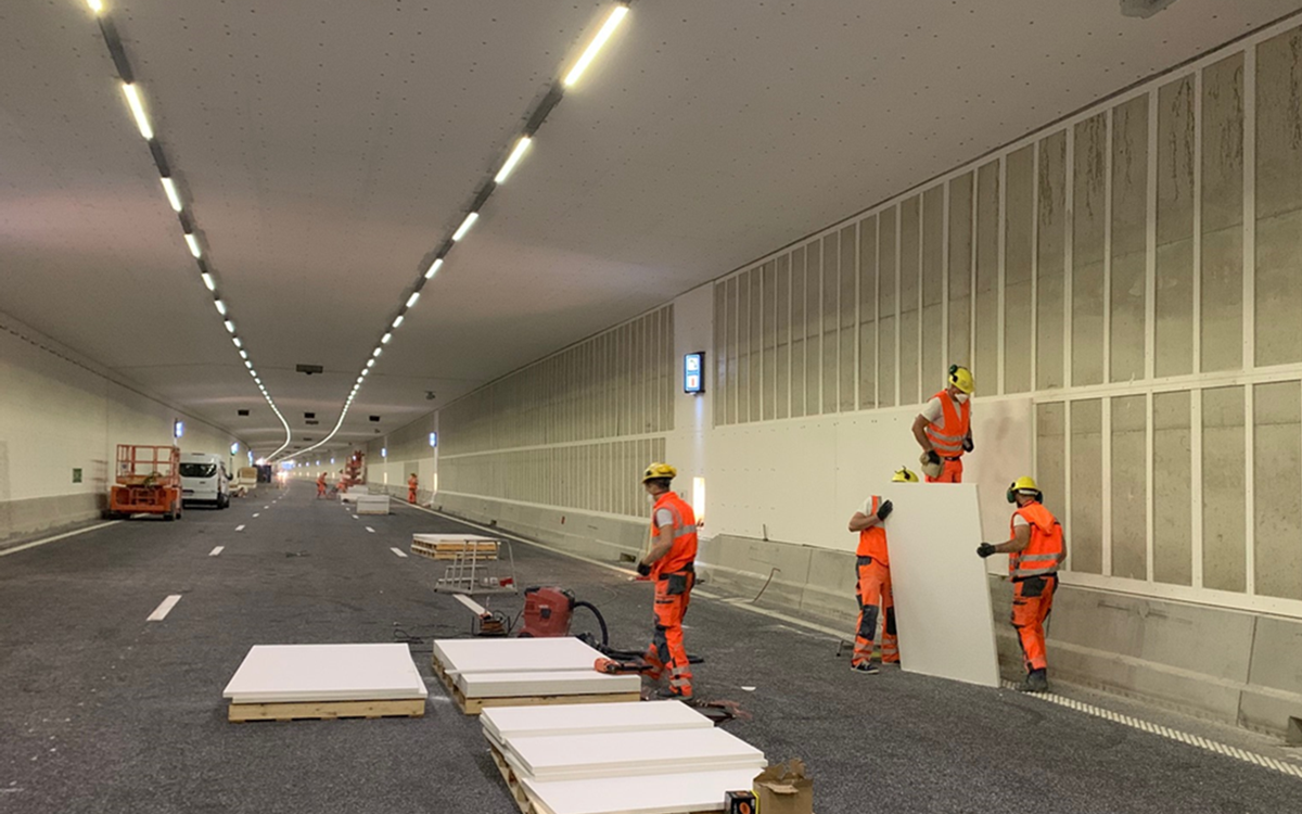 Promat helps to finalise innovative land tunnel