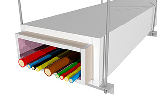PROMAGAINE® - Goulotte coupe-feu encoffrement réseaux