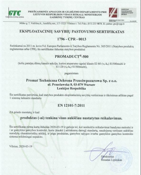 pagd sertifikatas