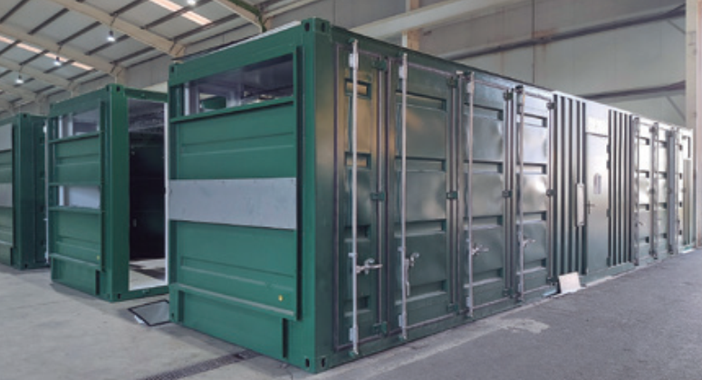 Storing energy safely thanks to passive fire protection