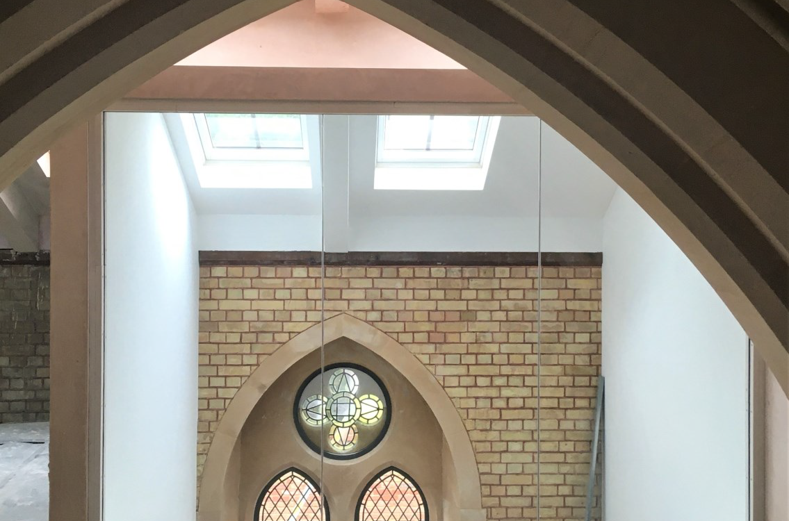 Promat fire rated glass for Christchuch in Teddington