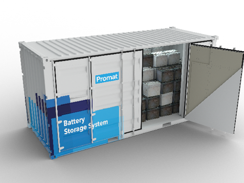 Promat passive fire protection for batteries (container)