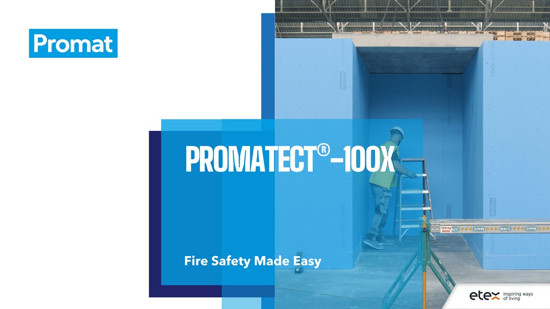 PROMATECT-100X: PROMATECT-100X: lengvai užtikrinama gaisrinė sauga